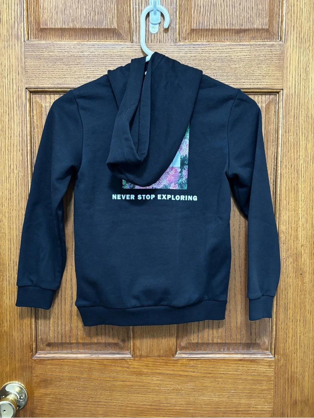 The North Face Teen Unisex Evolution Box NSE Pullover Hoodie Sz S (7/8) NWT